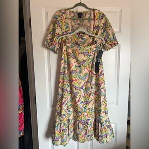 NWT Rachel Roy 97% cotton tropical 2-Piece Set